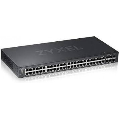 Zyxel GS2220-50 - Switch - Managed - 44 x 10/100/1000 + 4 x combo Gigabit SFP + 2 x Gigabit SFP - rack-mountable
